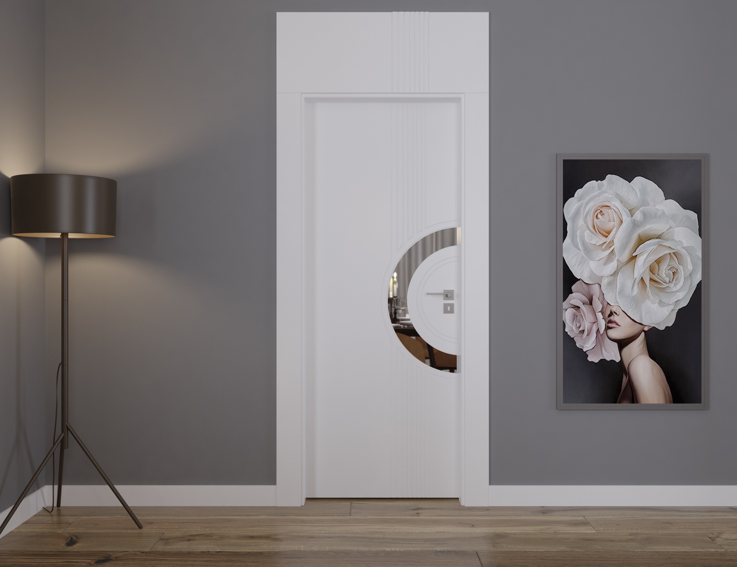 BY-6003 Porte intérieure Laqué